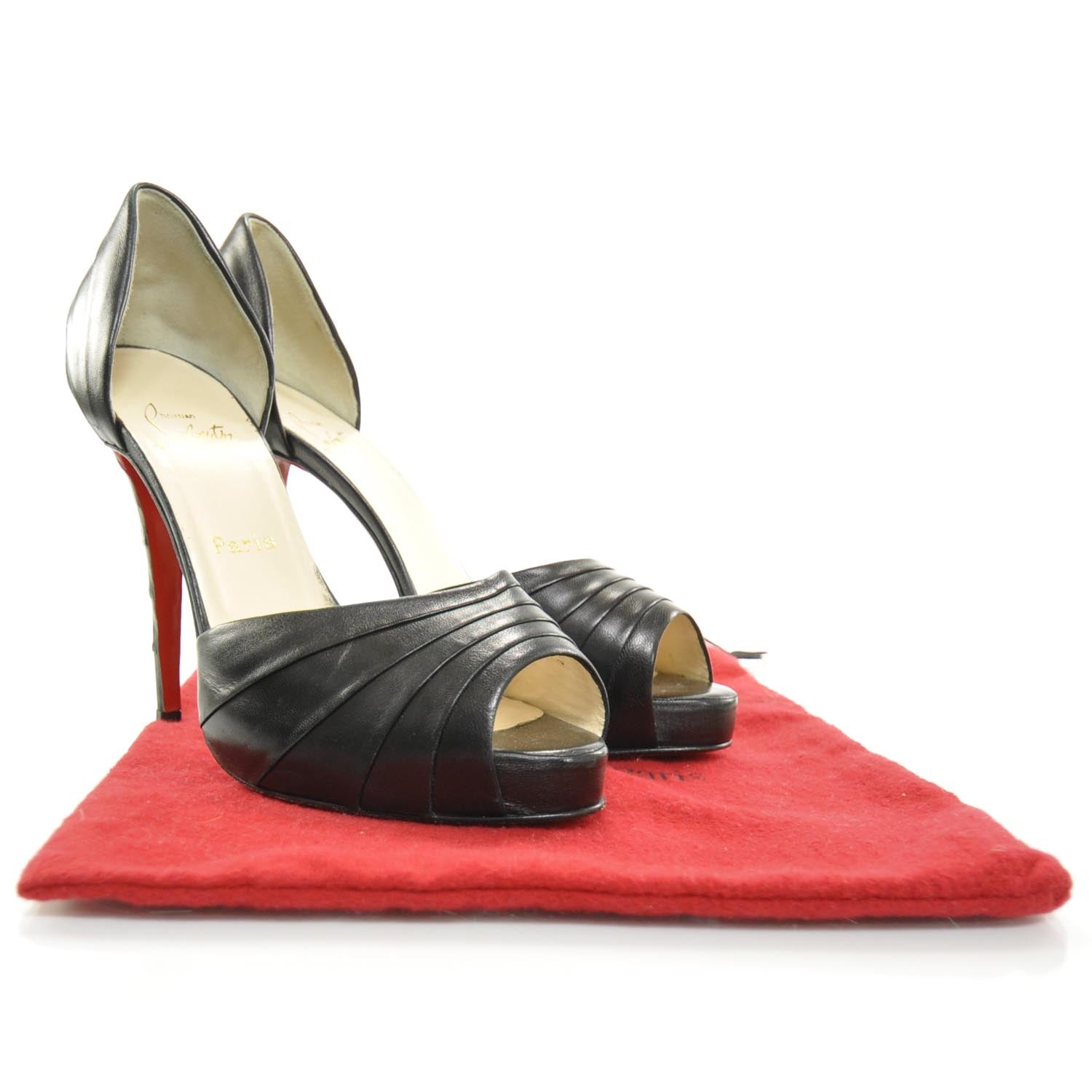Christian Louboutin Nappa Armadillo 120 Pumps 41.5 Black 4 of 7