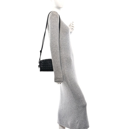 Bottega Veneta Nappa Intrecciato Mini Loop Camera Bag Black 2 of 11