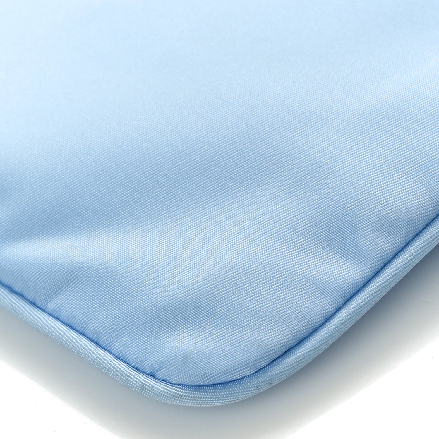 Prada Re-Nylon Vela Saffiano Mini Pochette Bag Celeste 9 of 9