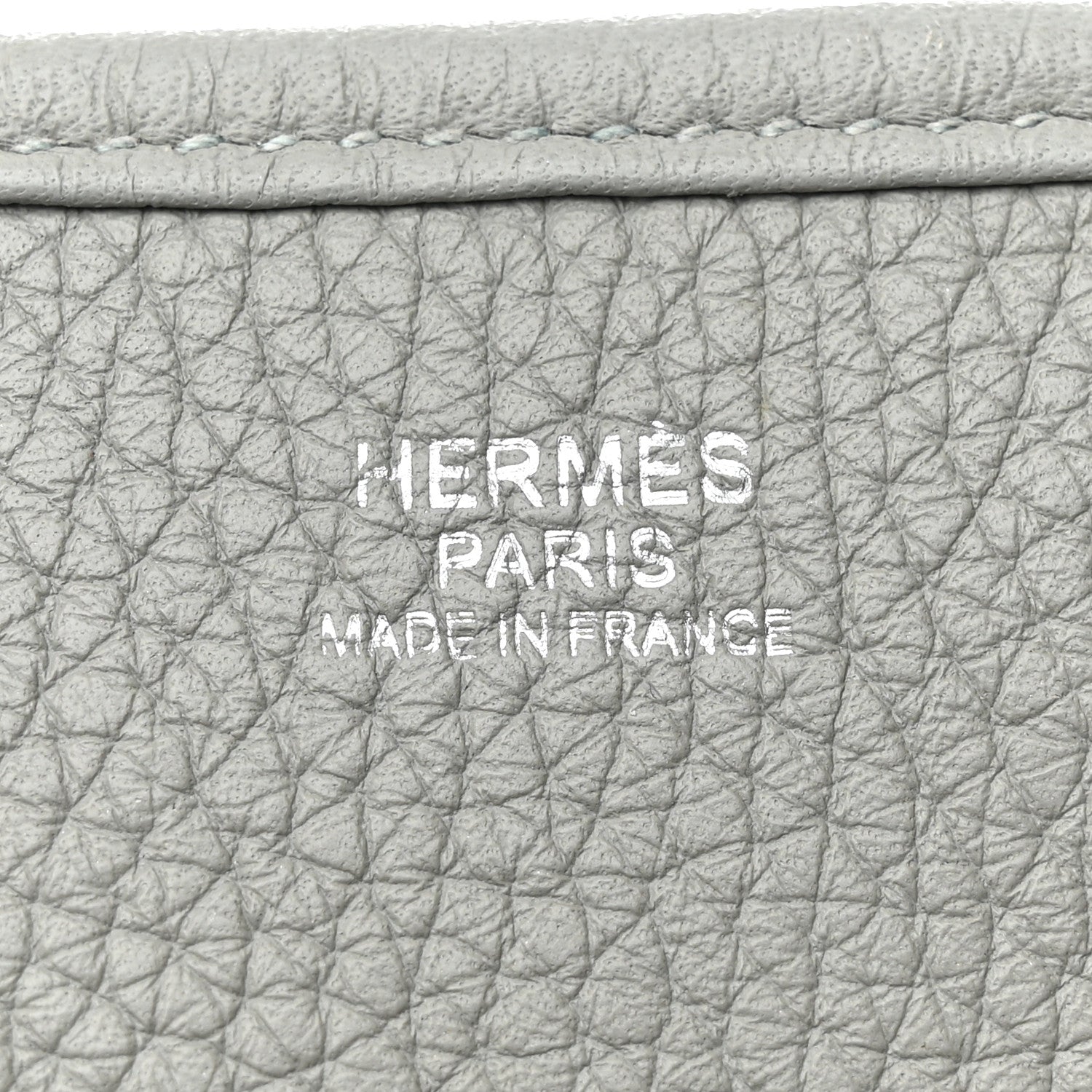 Hermes Taurillon Clemence Evelyne III PM Gris Mouette 6 of 13