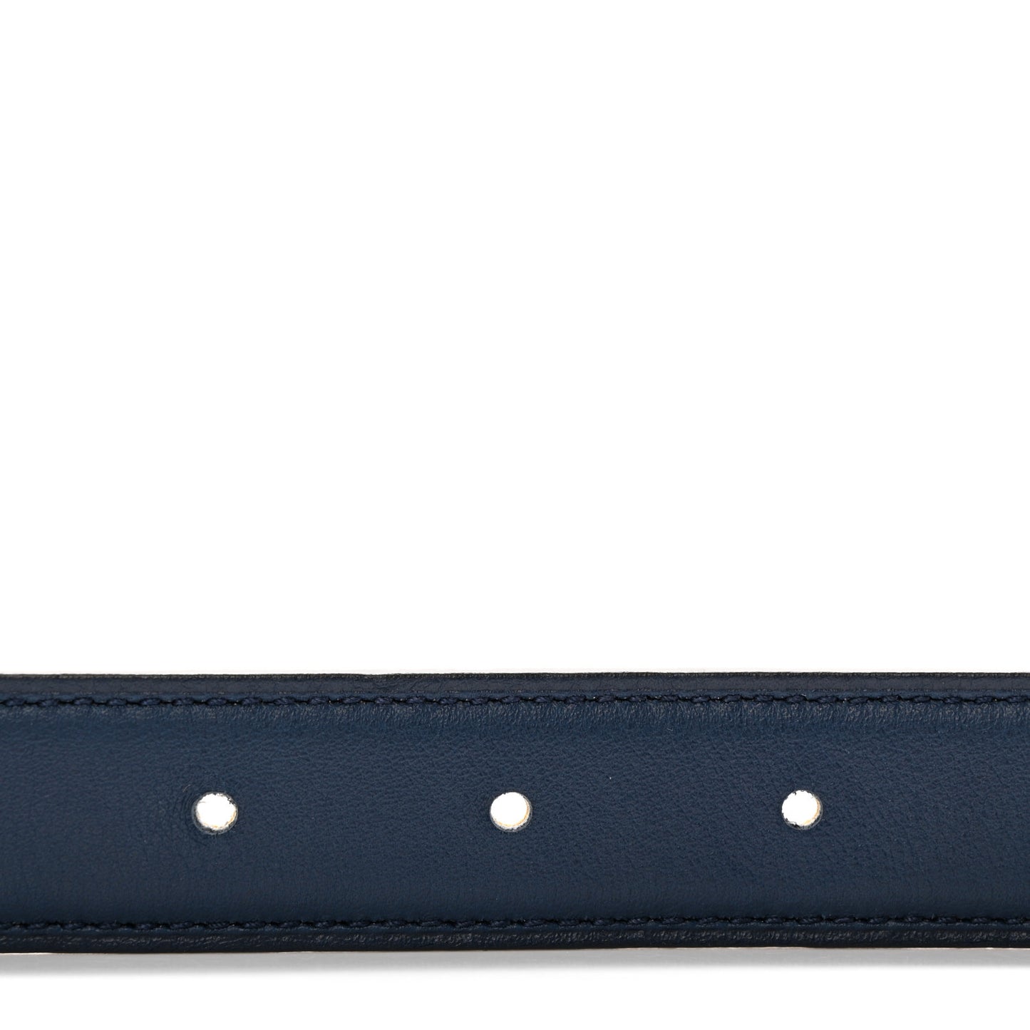 Swift Epsom 24mm H Cursives Belt 80 32 Jaune Ambre Bleu Saphir