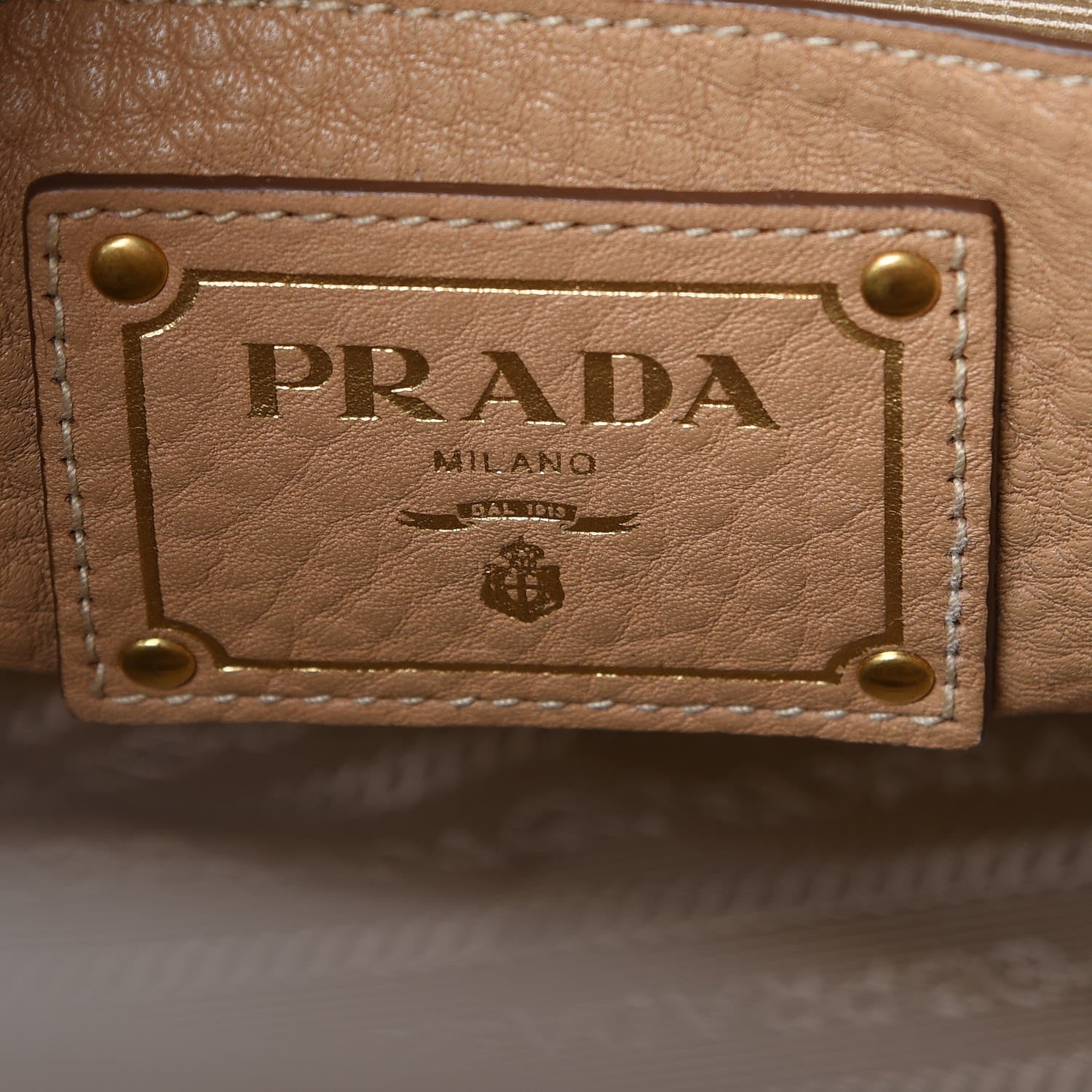 Prada Vitello Daino Shopping Tote Sughero 6 of 13
