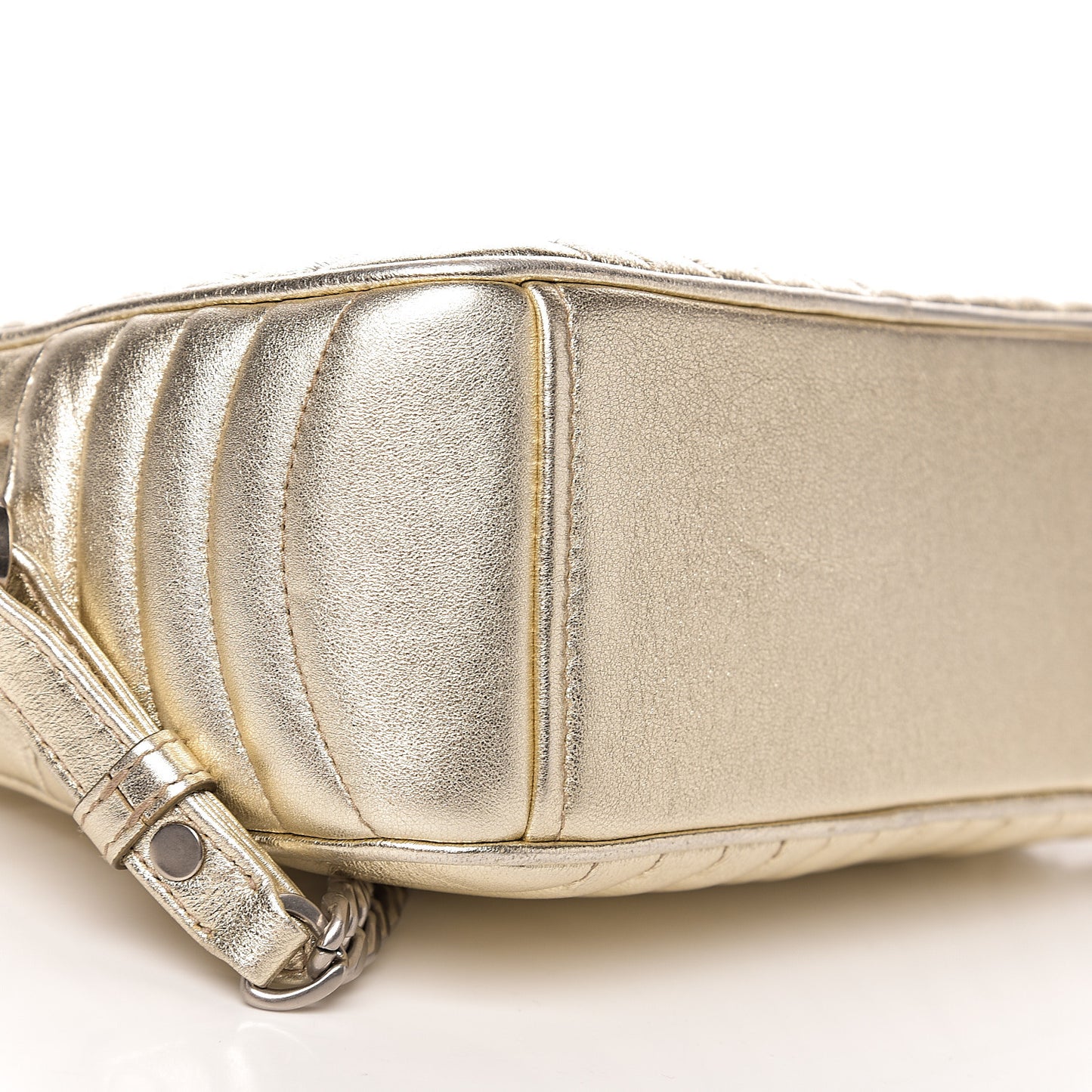 Metallic Nappa Impunture Diagramme Crossbody Pirite