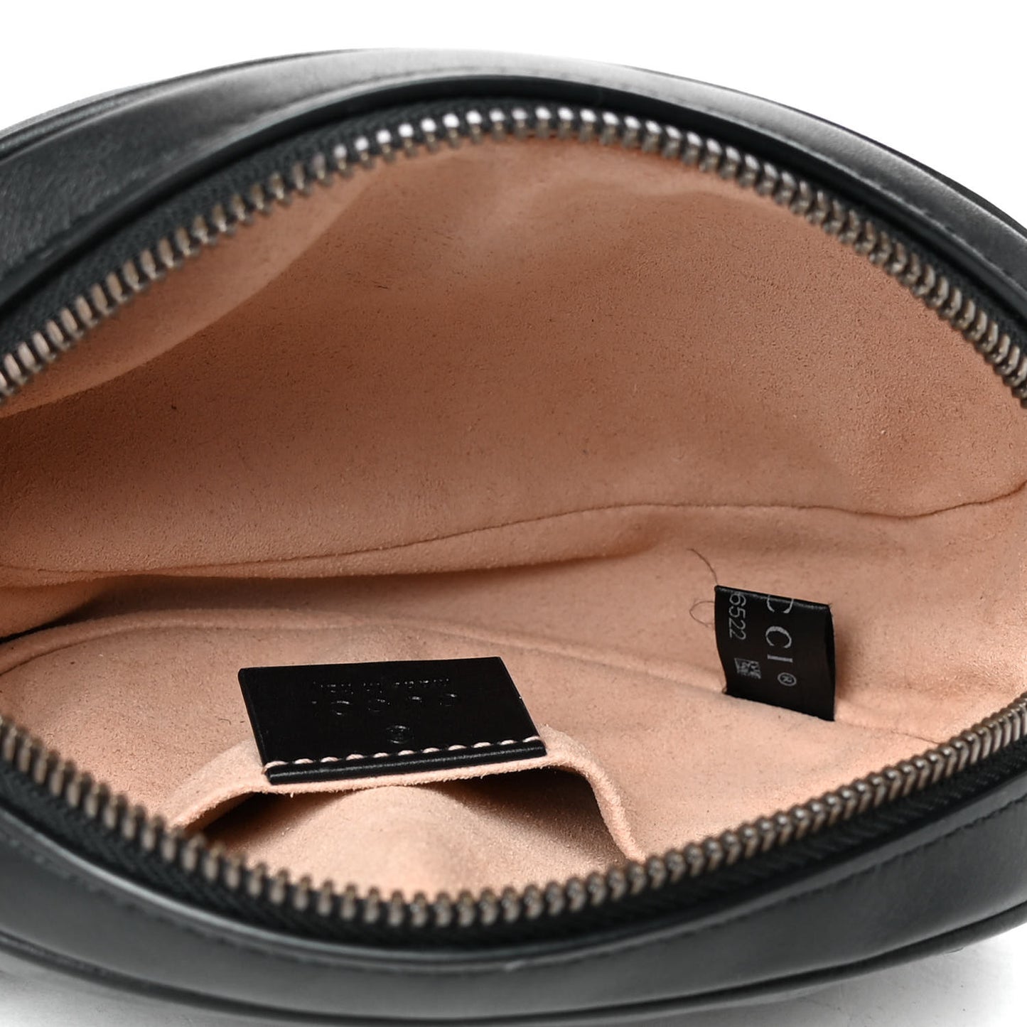 Calfskin Matelasse GG Marmont Belt Bag 85 34 Black