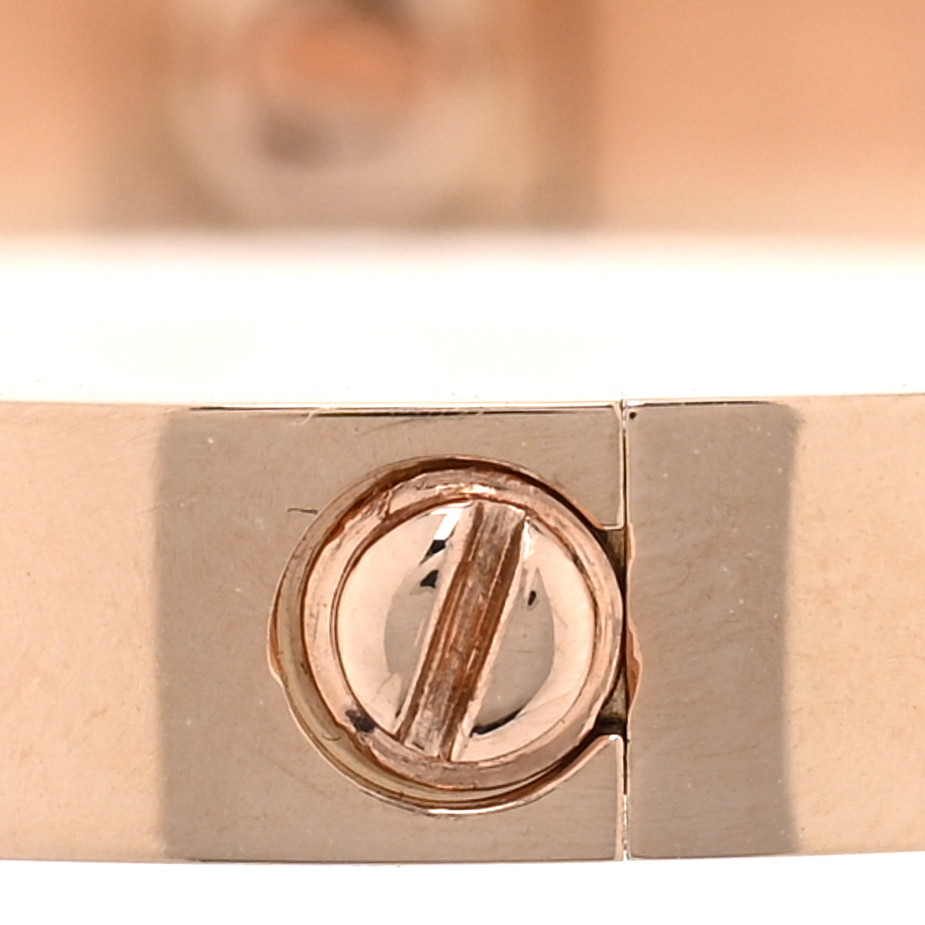 18K Pink Gold 4 Diamond LOVE Bracelet 18