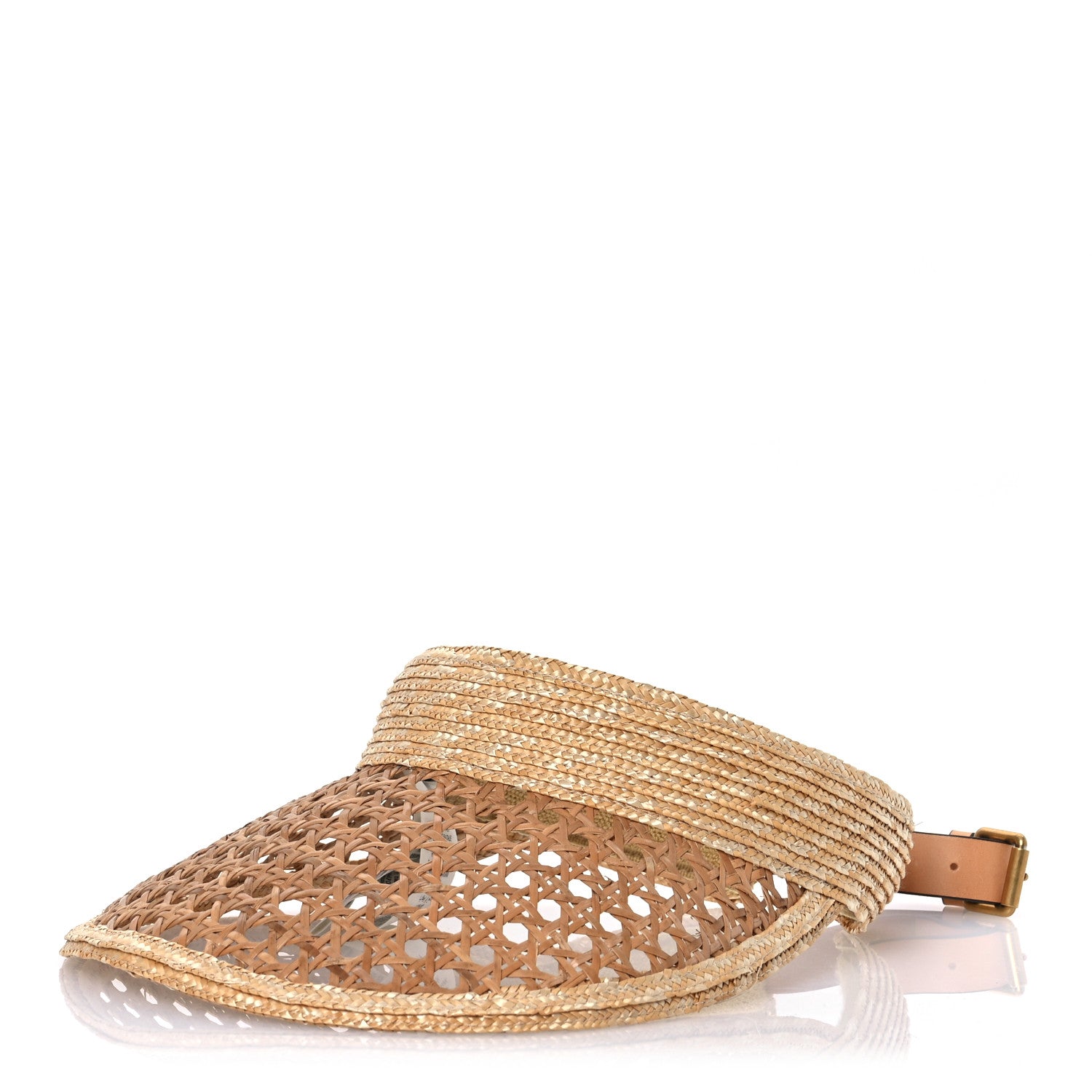 Gucci Raffia Visor M Natural 1 of 10