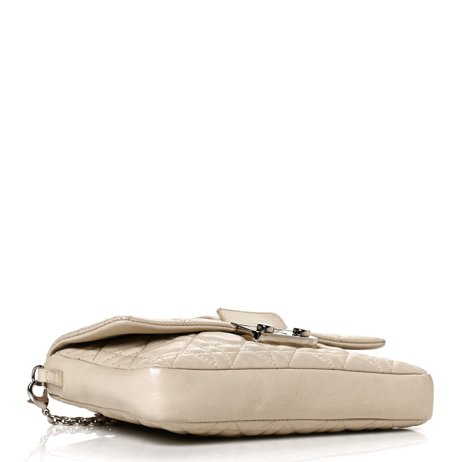 Christian Dior Lambskin Cannage Miss Dior Promenade Pouch Beige 3 of 11