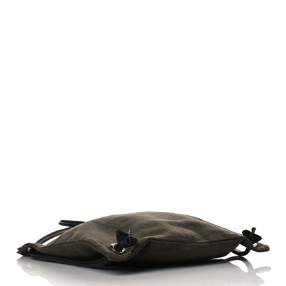 Hermes Herringbone Canvas Swift Maline Bag Kaki Ebene 4 of 7