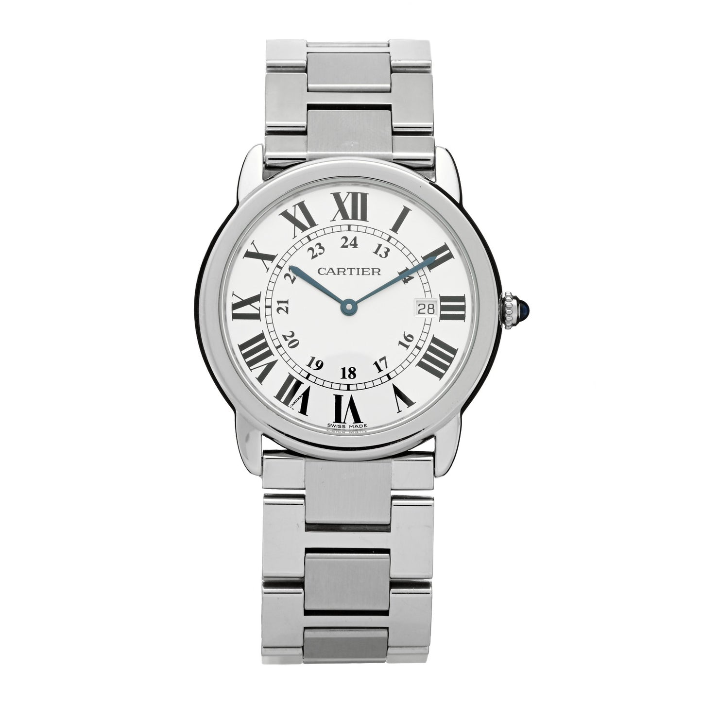 Stainless Steel 36mm Ronde Solo Quartz Watch