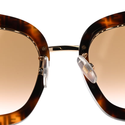 Fendi Acetate Metal F is Fendi FF Square Cat Eye Sunglasses FF 0424/F/S Havana 8 of 8