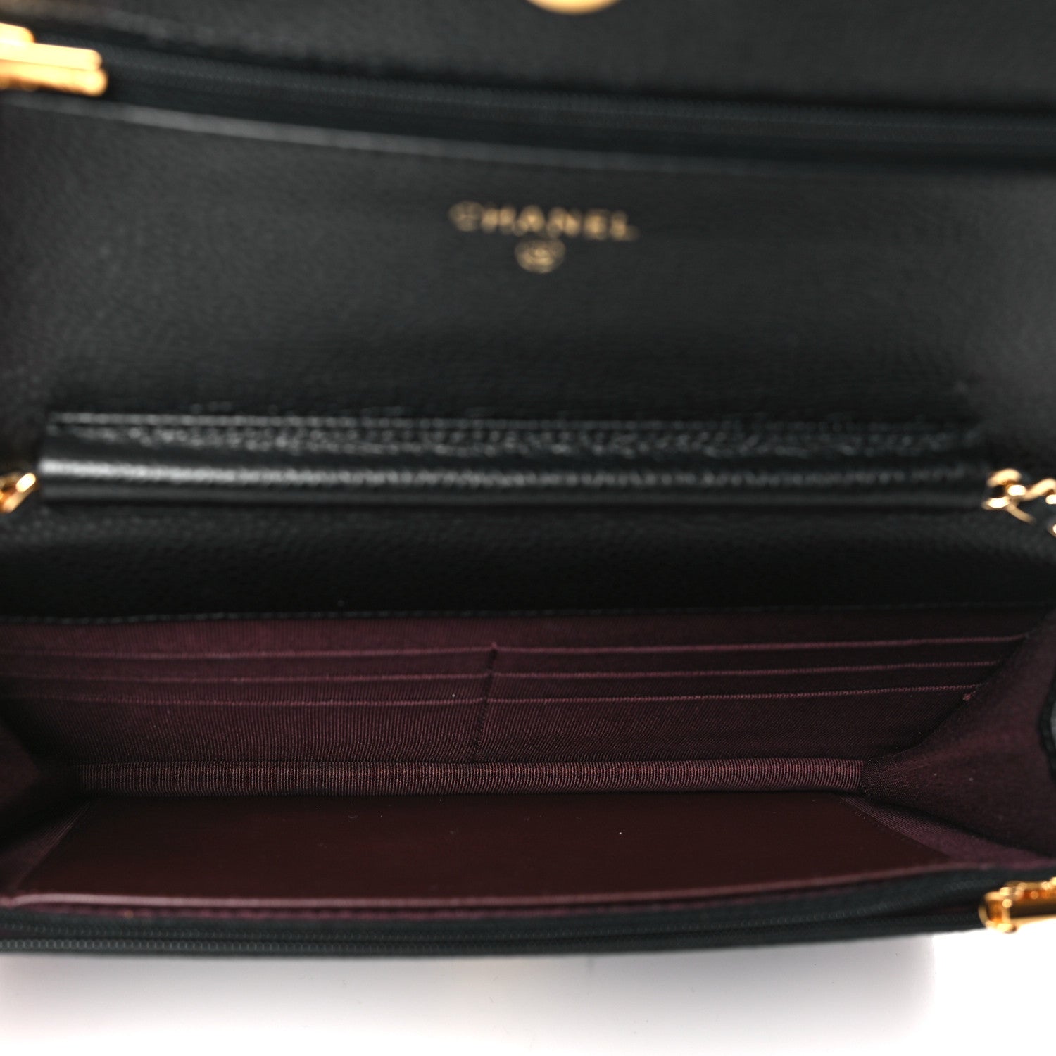 Chanel Caviar Quilted Wallet on Chain WOC Black 5 of 10