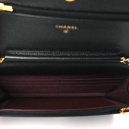 Chanel Caviar Quilted Wallet on Chain WOC Black 5 of 10