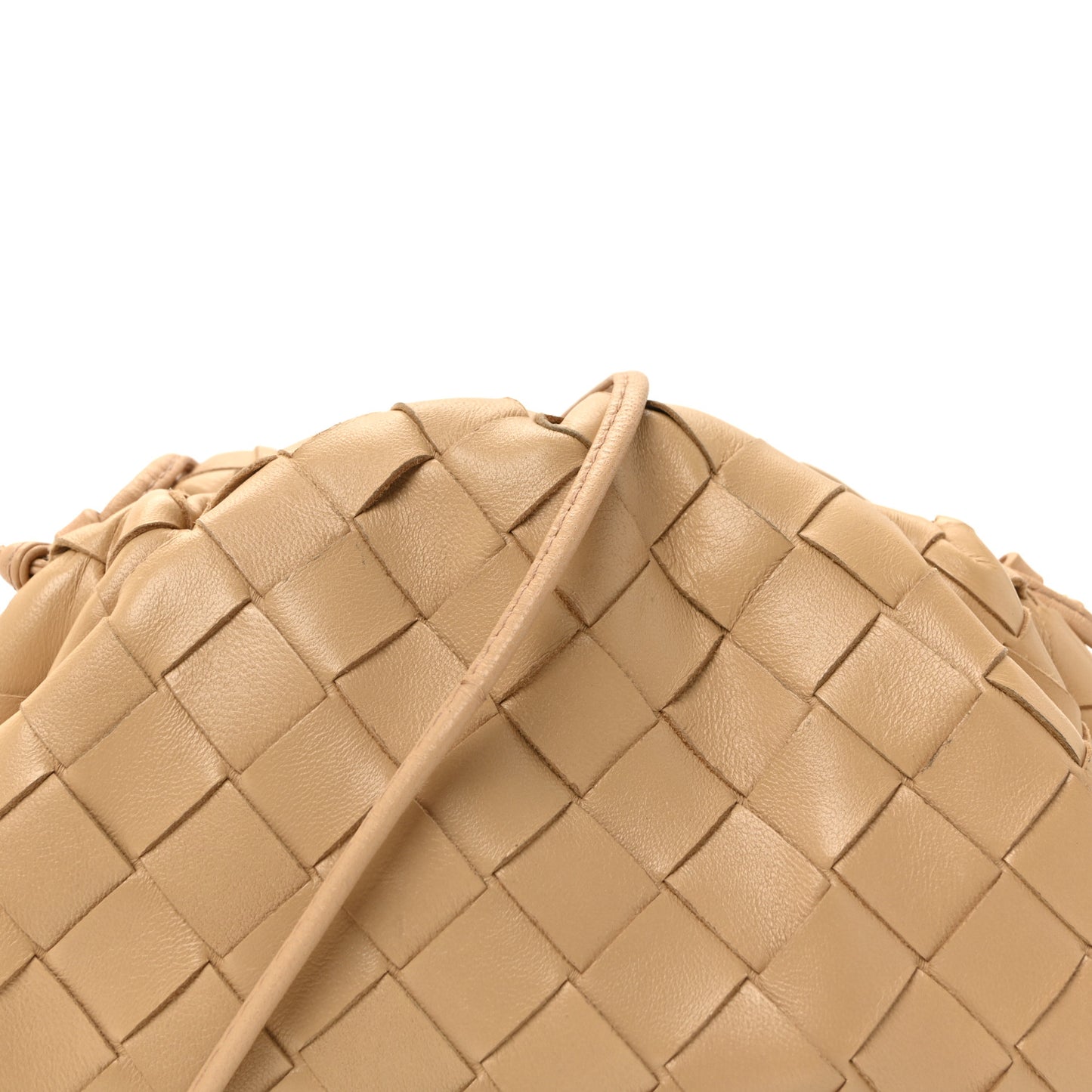 Nappa Intrecciato The Mini Pouch Almond