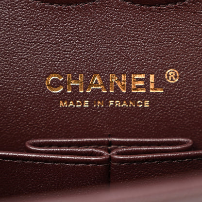 Chanel Caviar Quilted Medium Double Flap Dark Brown 6 of 11