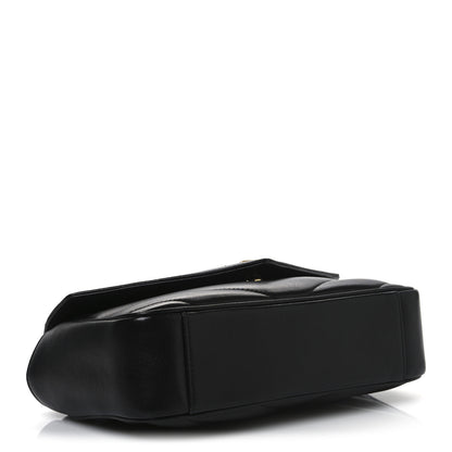 Saint Laurent Lambskin Chevron Quilted Small Loulou Bag Black 5 of 11