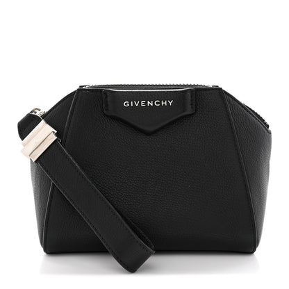 Givenchy Sugar Goatskin Small Antigona Beauty Wristlet Black 1 of 7