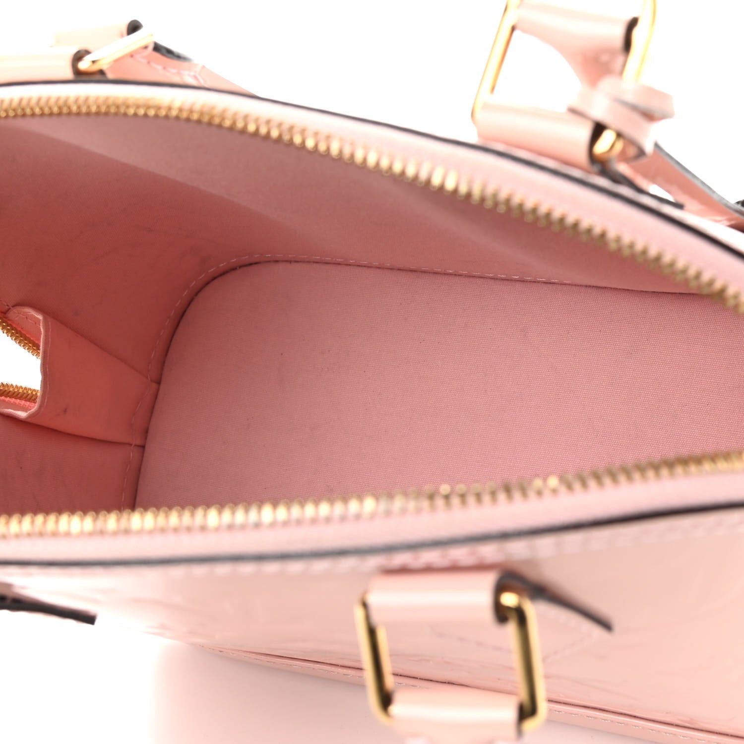 Louis Vuitton Vernis Alma BB Rose Ballerine 7 of 9