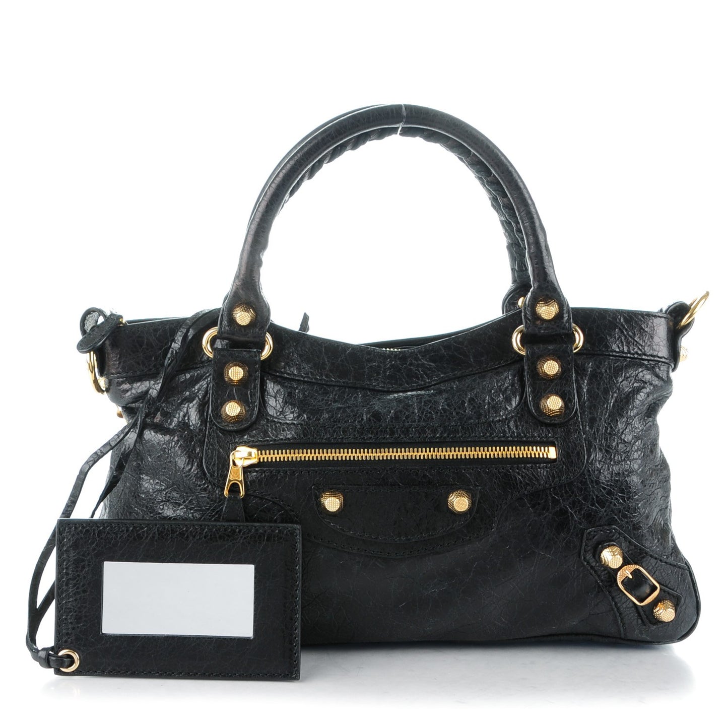 Agneau Giant 12 Gold Hardware First Black