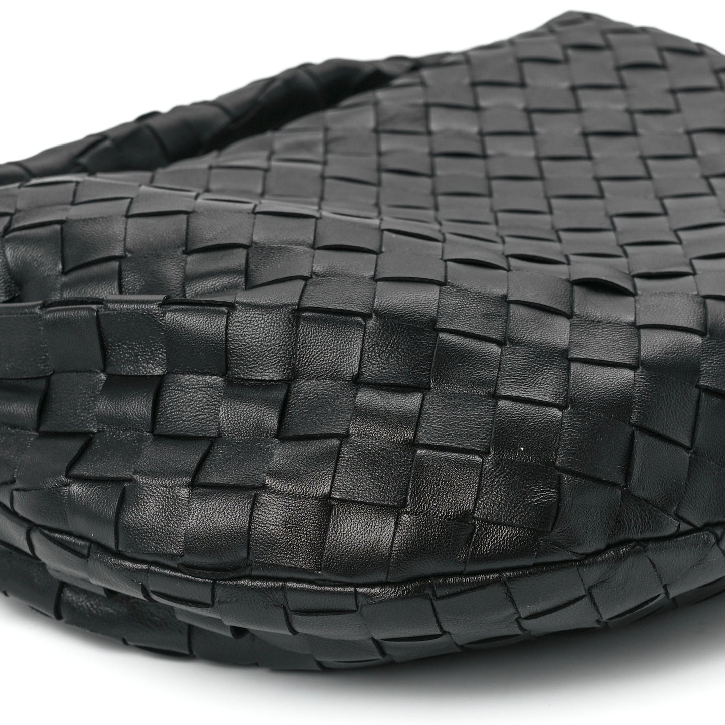 Nappa Intrecciato Teen Jodie Hobo Black