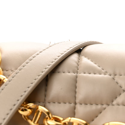 Christian Dior Calfskin Macrocannage Medium Caro Bag Sand 11 of 12