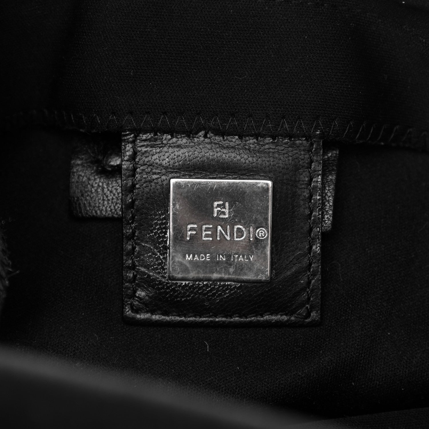 Fendi Neoprene Baguette Black 10 of 11