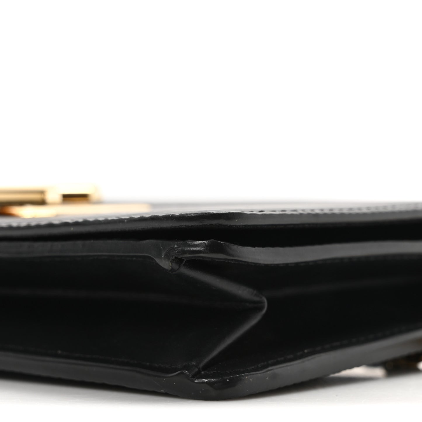 Epi Twist Belt Chain Wallet Black