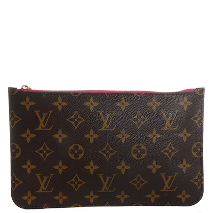 Louis Vuitton Monogram Neverfull MM GM Pochette Pivoine 1 of 9