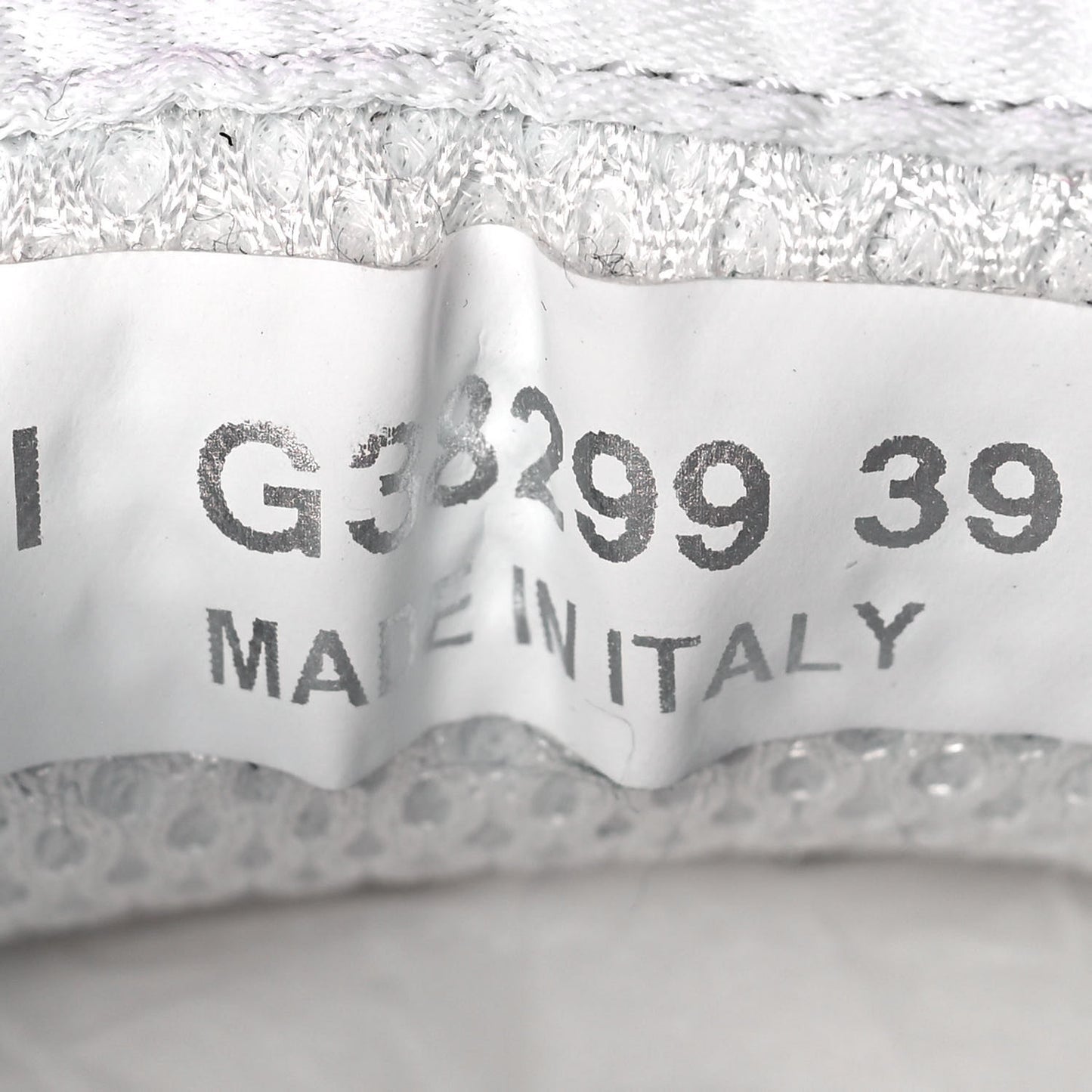 Mesh Suede Grained Calfskin Womens CC Sneakers 39 Black White