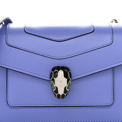 Bulgari Calfskin Serpenti Forever Small Crossbody Bag Purple 8 of 10