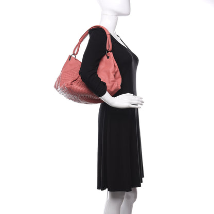 Bottega Veneta Nappa Intrecciato Aquilone Fortune Cookie Hobo Quarzo 2 of 9