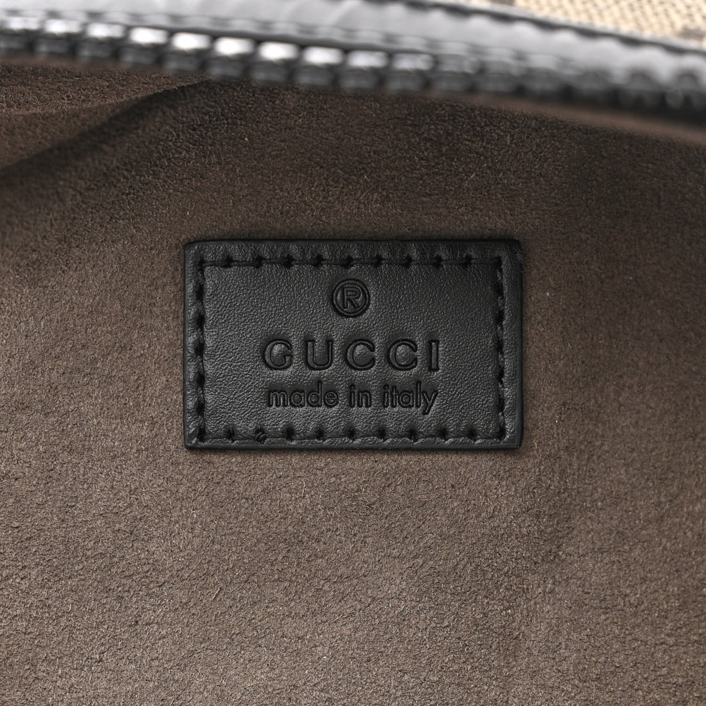 GG Supreme Monogram Medium Backpack Black