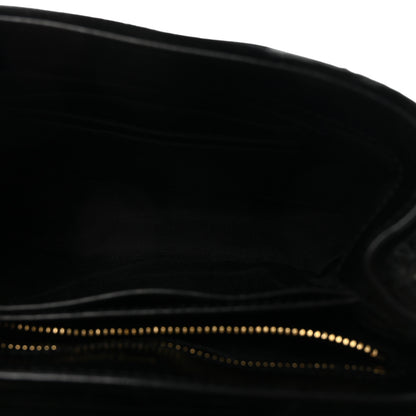 Saint Laurent Velvet Y Quilted Monogram Toy Loulou Chain Satchel French Black 5 of 9