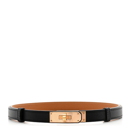 Hermes Epsom Kelly Belt Black 1 of 5