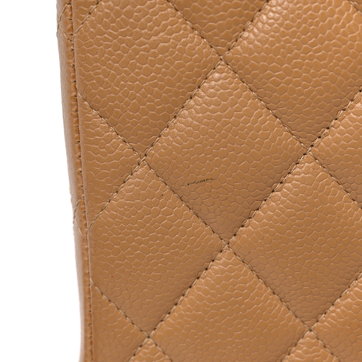 Chanel Caviar Quilted Jumbo Single Flap Beige 15 of 22