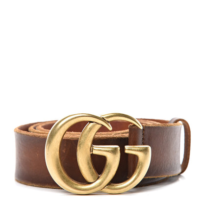 Gucci Faded Calfskin Double G 40mm Belt 90 36 Cuir 1 of 9
