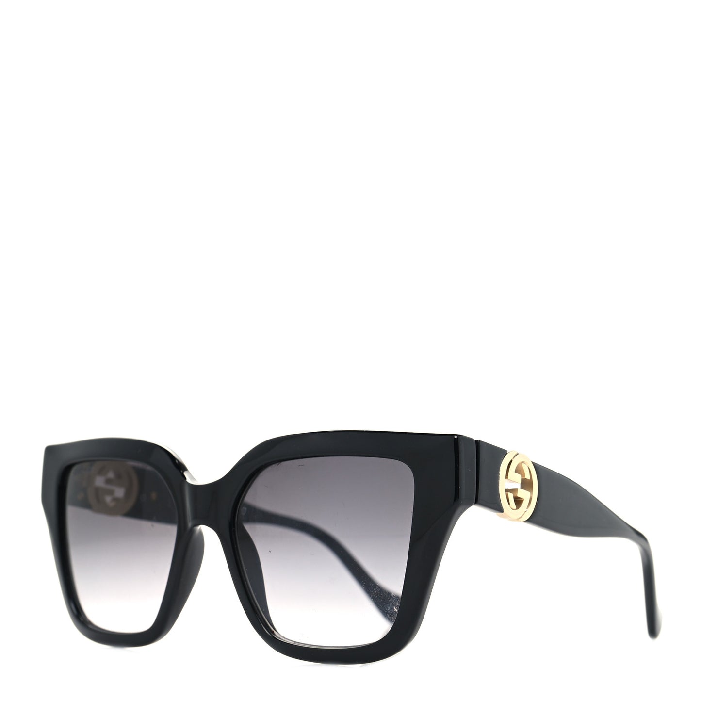 Acetate Square Frame Sunglasses GG1023S Black