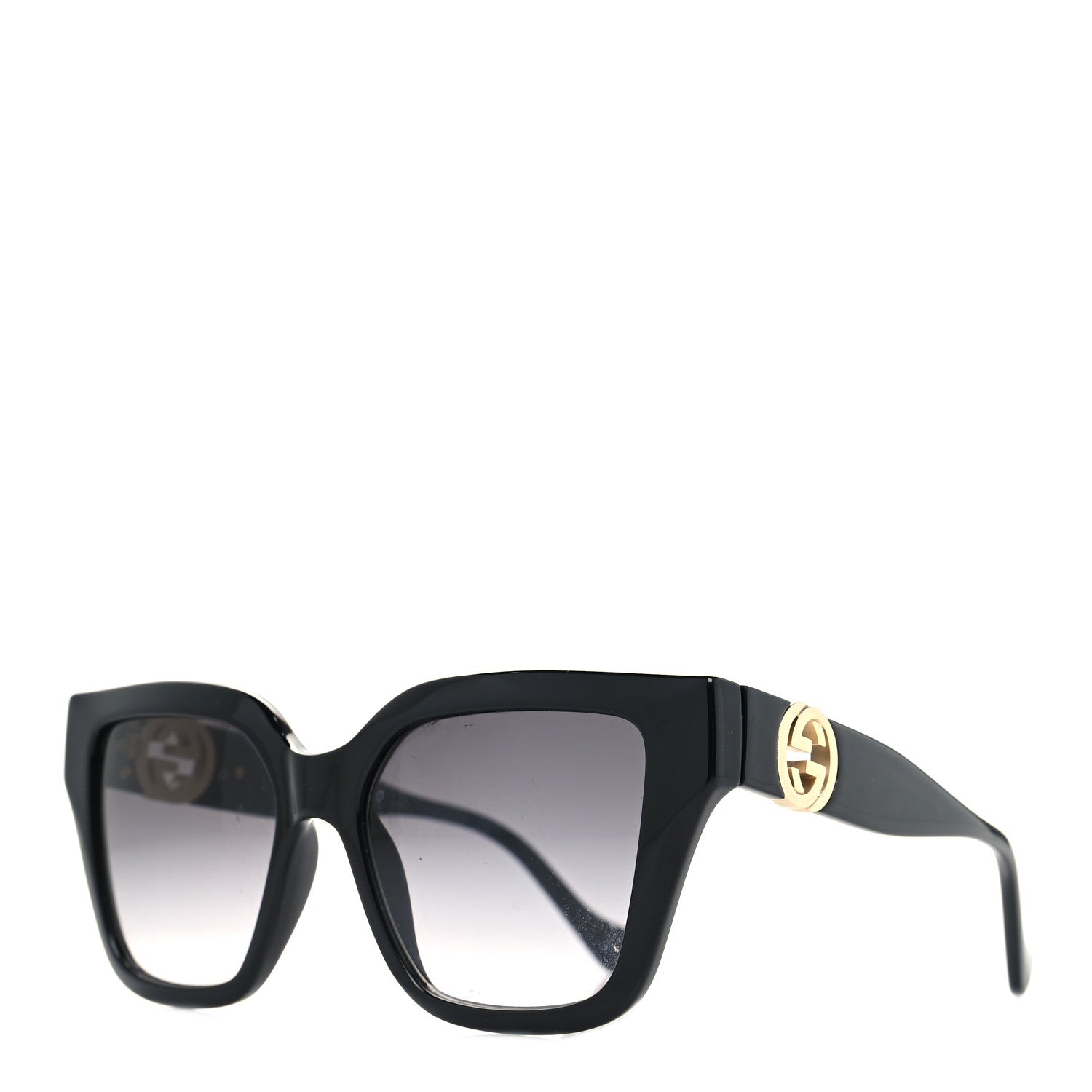 Gucci Acetate Square Frame Sunglasses GG1023S Black 1 of 8