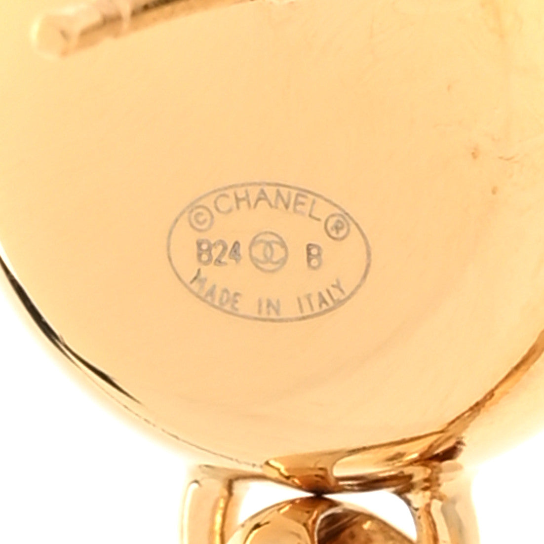 Chanel Pearl Enamel CC Drop Earrings Black 4 of 5