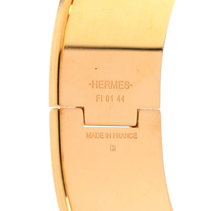 Hermes Enamel Wide Clic Clac H Bracelet PM Creme 3 of 4