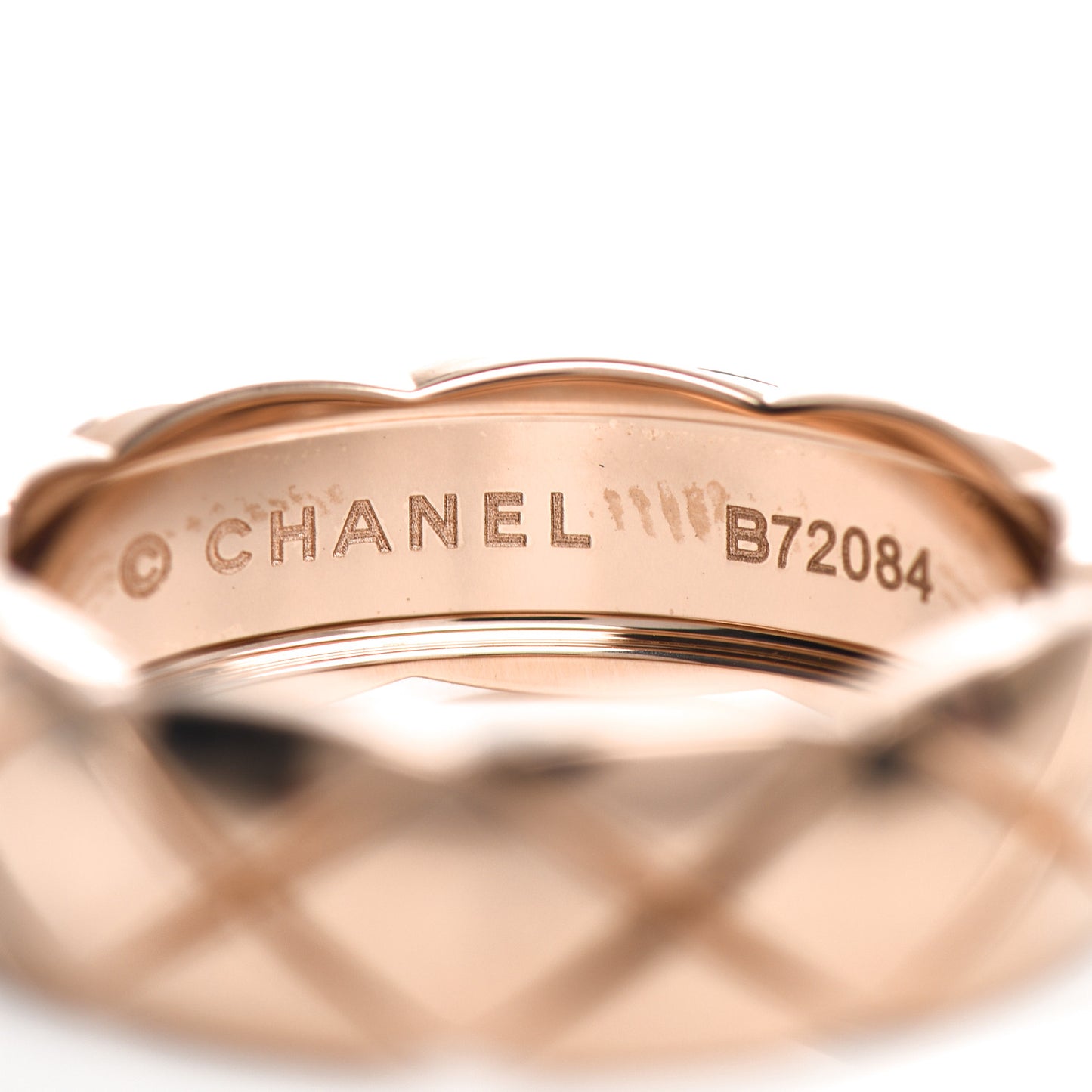 18K Beige Gold Small Coco Crush Ring 59 8.75