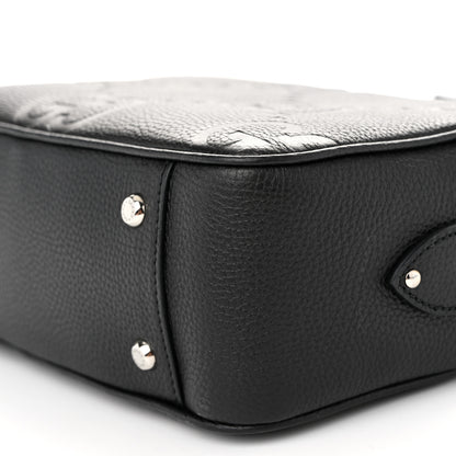 Gucci Piuma Calfskin Jumbo GG Embossed Medium Messenger Bag Black 9 of 9