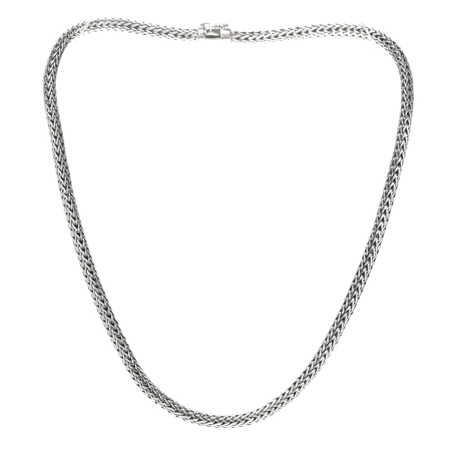 John Hardy Sterling Silver 18K Yellow Gold Classic Chain Baby Bunny Necklace 1 of 4