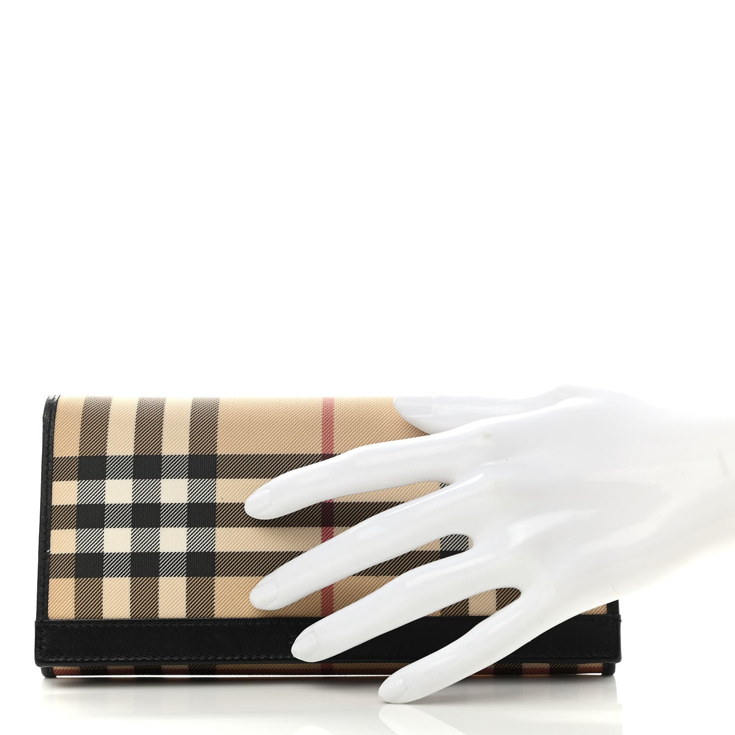 Nova Check Continental Wallet Black