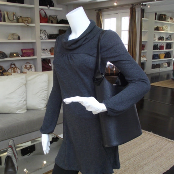 Louis Vuitton Epi Versau Bag Black 2 of 8