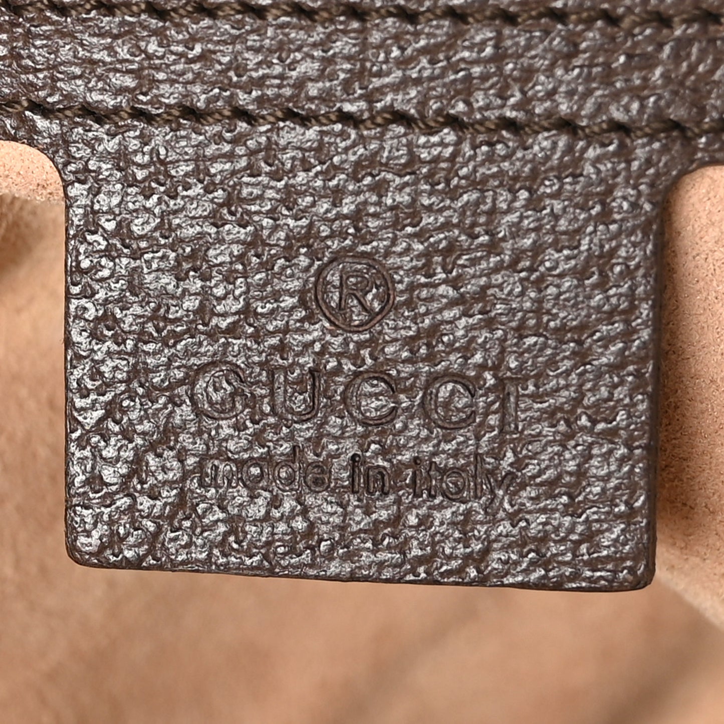GG Supreme Monogram Medium Ophidia Shopping Tote Brown