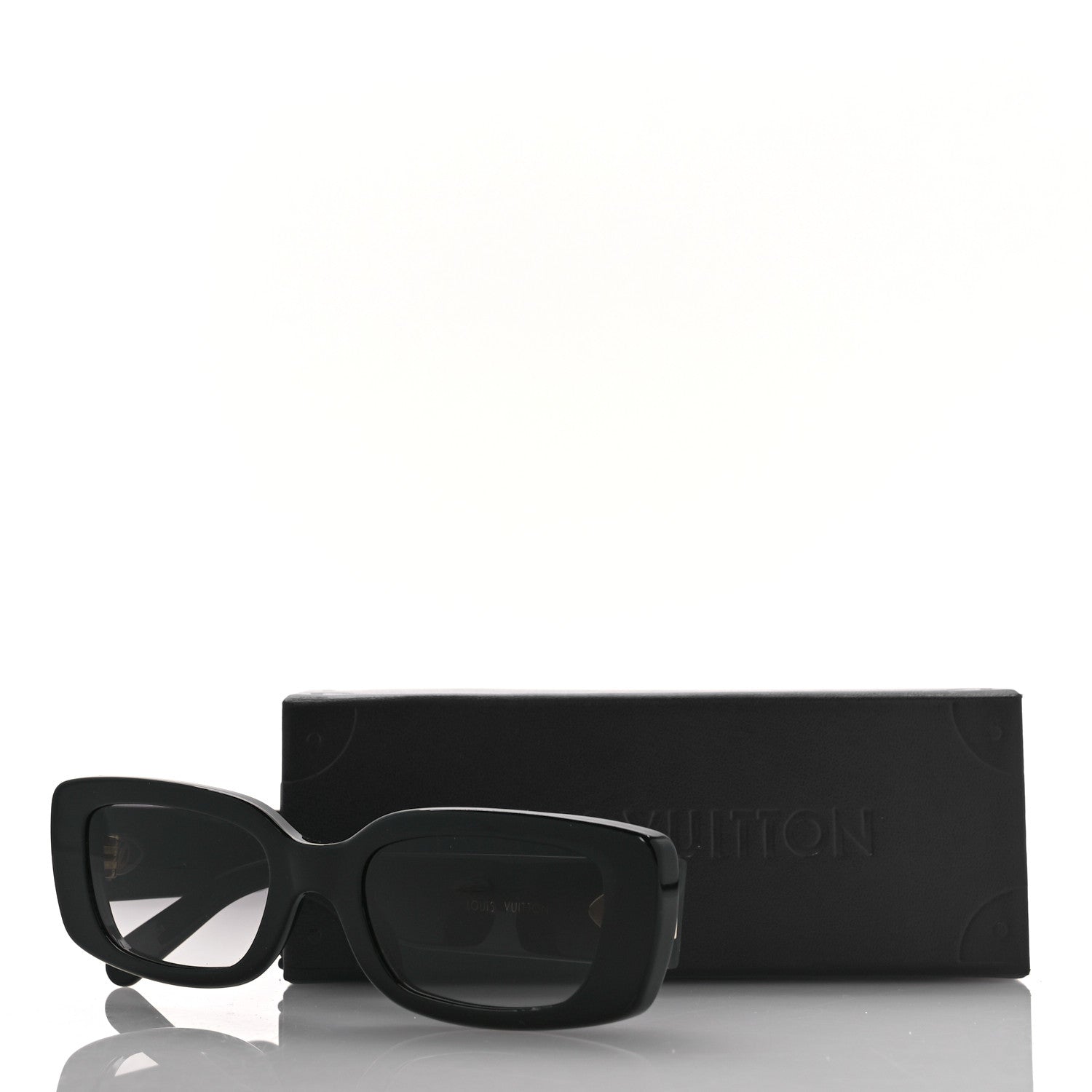 Louis Vuitton Acetate LV Circle Cat Eye Sunglasses Z2109W Black 8 of 8
