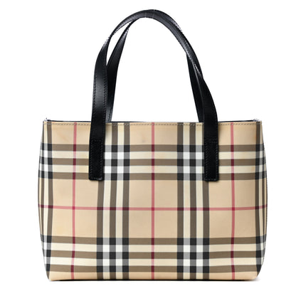 Burberry House Check Small Tote Black 1 of 4