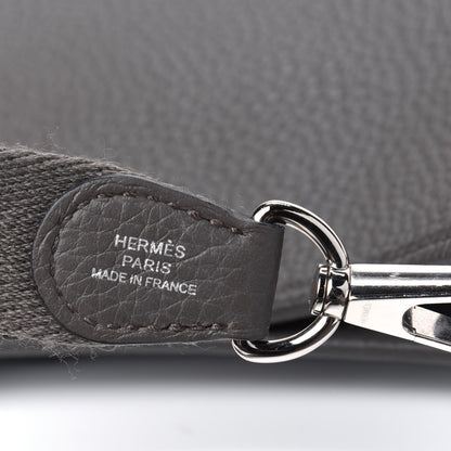 Hermes Taurillon Clemence Evelyne TPM Etain 5 of 11