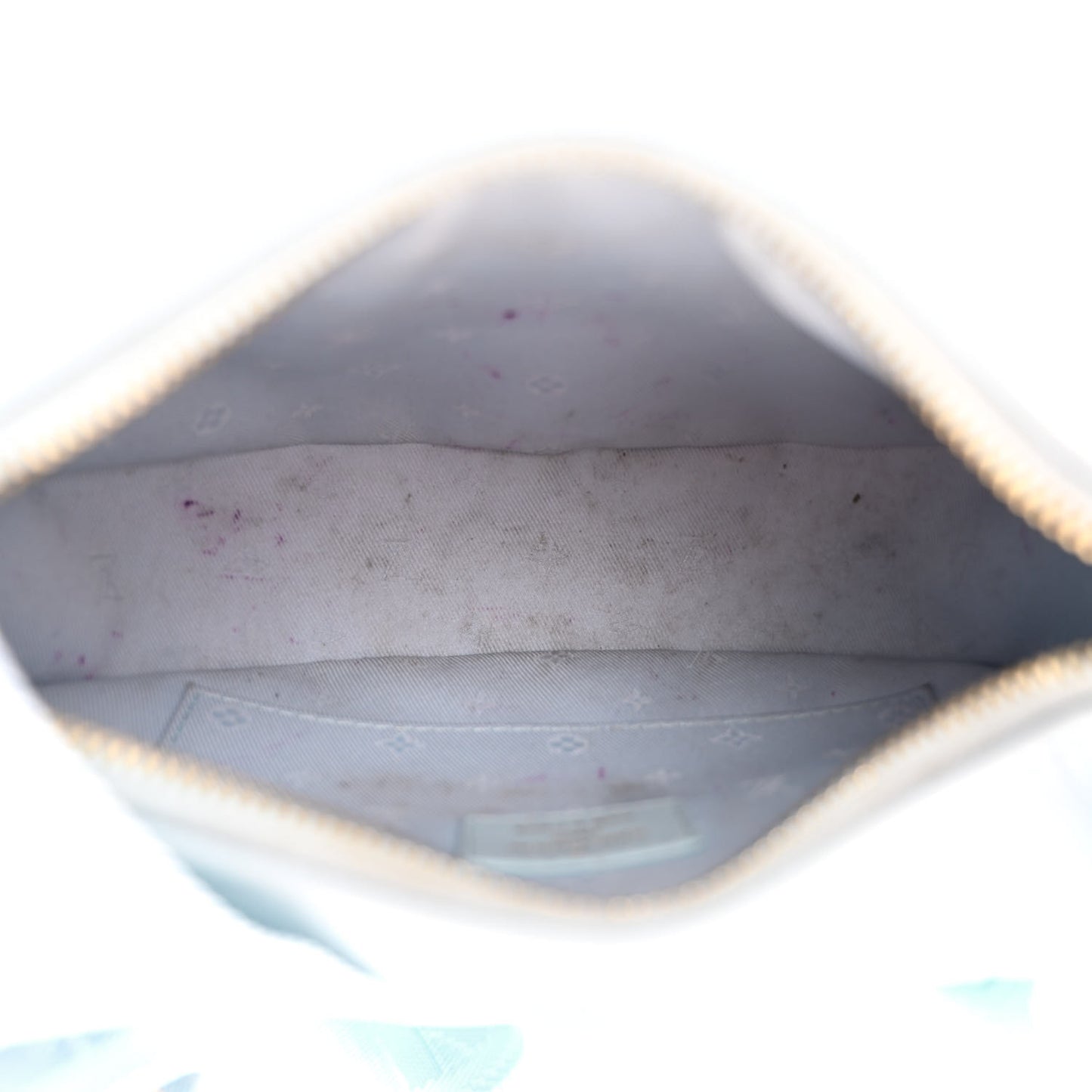 Calfskin Bubblegram Over The Moon Ice Blue