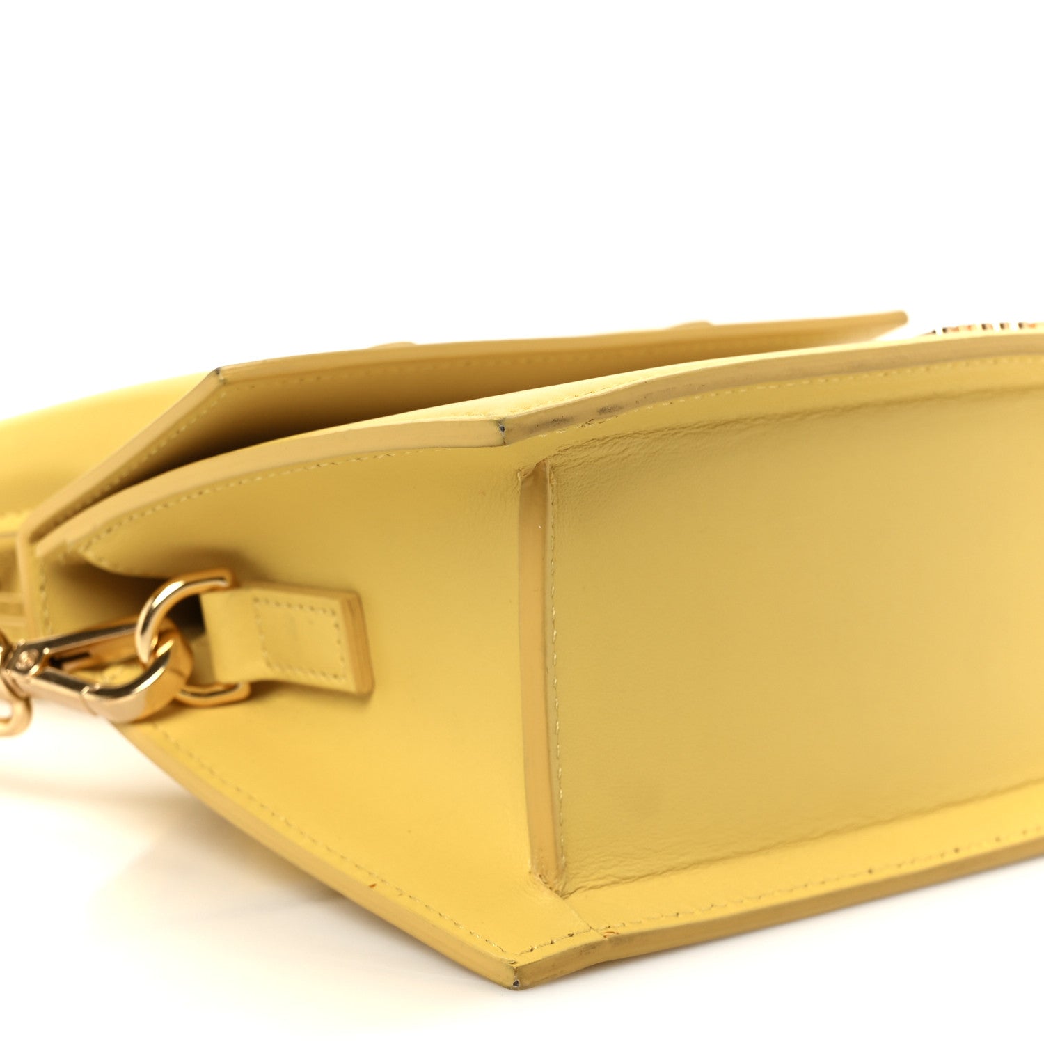 Jacquemus Smooth Calfskin Le Chiquito Moyen Yellow 8 of 9